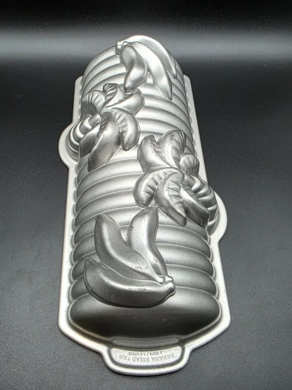 🌴Nordic Ware 3D Palm Tree Banana Bread Pan Cake Mold 6 Cup Retired Made USA🍌